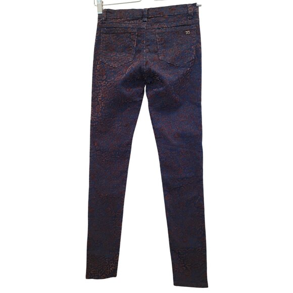Joe's Jeans Girl's Ultra Slim THE JEGGING Velvet Leopard Print Pants Size 14 - Picture 2 of 8